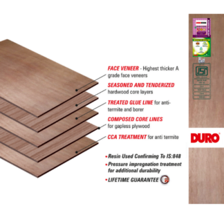 Duro Marine BWP (IS:710) - Waterproof Plywood (25 years Guarantee)